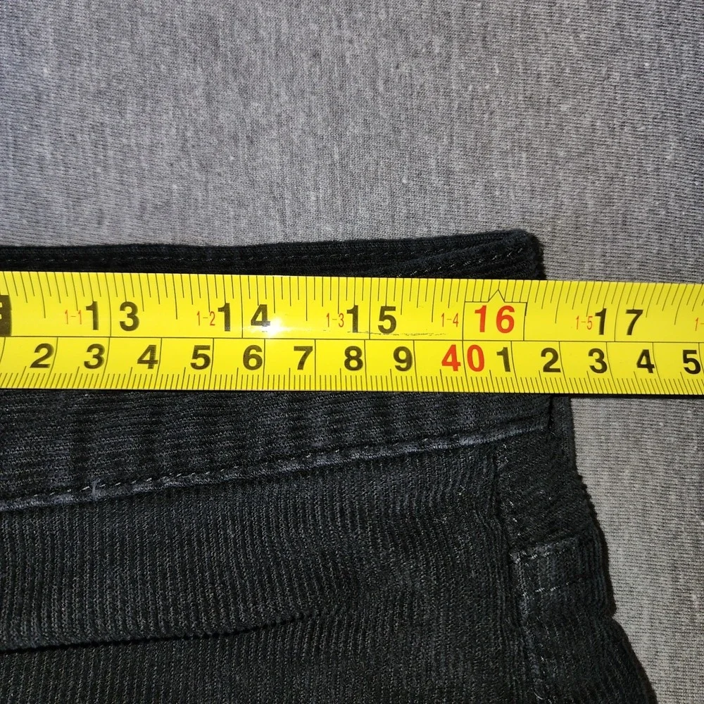 J.Crew 770 Stretch Slim Straight Corduroy Pants Mens 32x32 Black